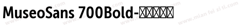 MuseoSans 700Bold字体转换
